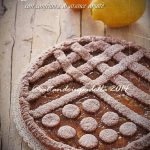 Crostata al cacao con confettura di arance amare